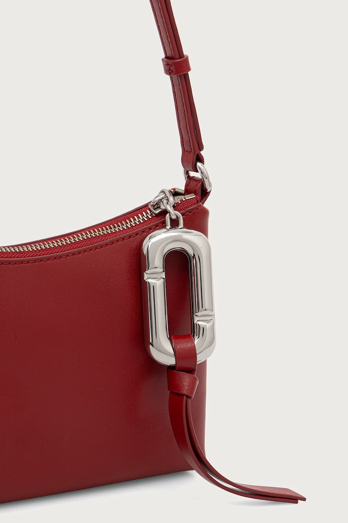 Torebka crossbody damska skórzana POUCH MINI BAG MARC JACOBS czerwony 2F6SMN011S01