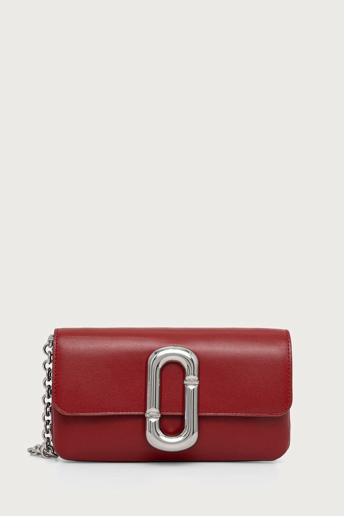 MARC JACOBS Kabelka dámska kožená SCENE červená 2F6SMN012S01