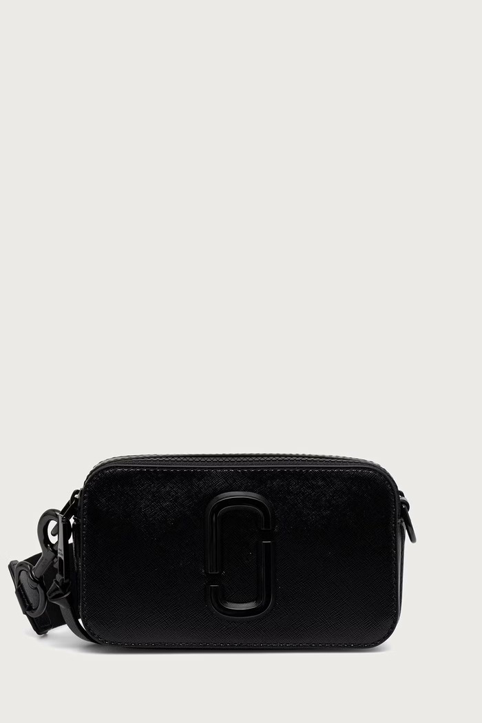 MARC JACOBS Чанта crossbody дамска от кожа THE SNAPSHOT черен M0014867