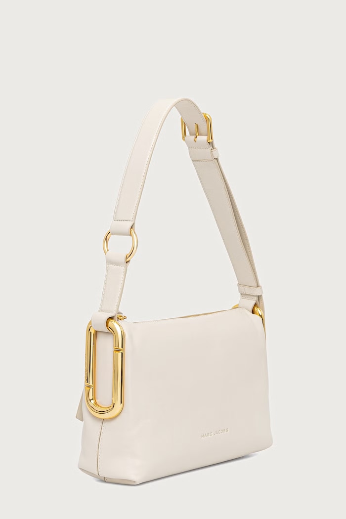 MARC JACOBS Torebka crossbody damska skórzana MEDIUM SHOULDER BAG 2P6HCR007H01 beżowy AW26