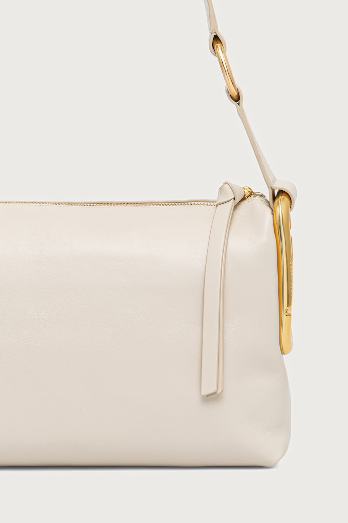 Akcesoria MARC JACOBS Torebka crossbody damska skórzana MEDIUM SHOULDER BAG 2P6HCR007H01 beżowy