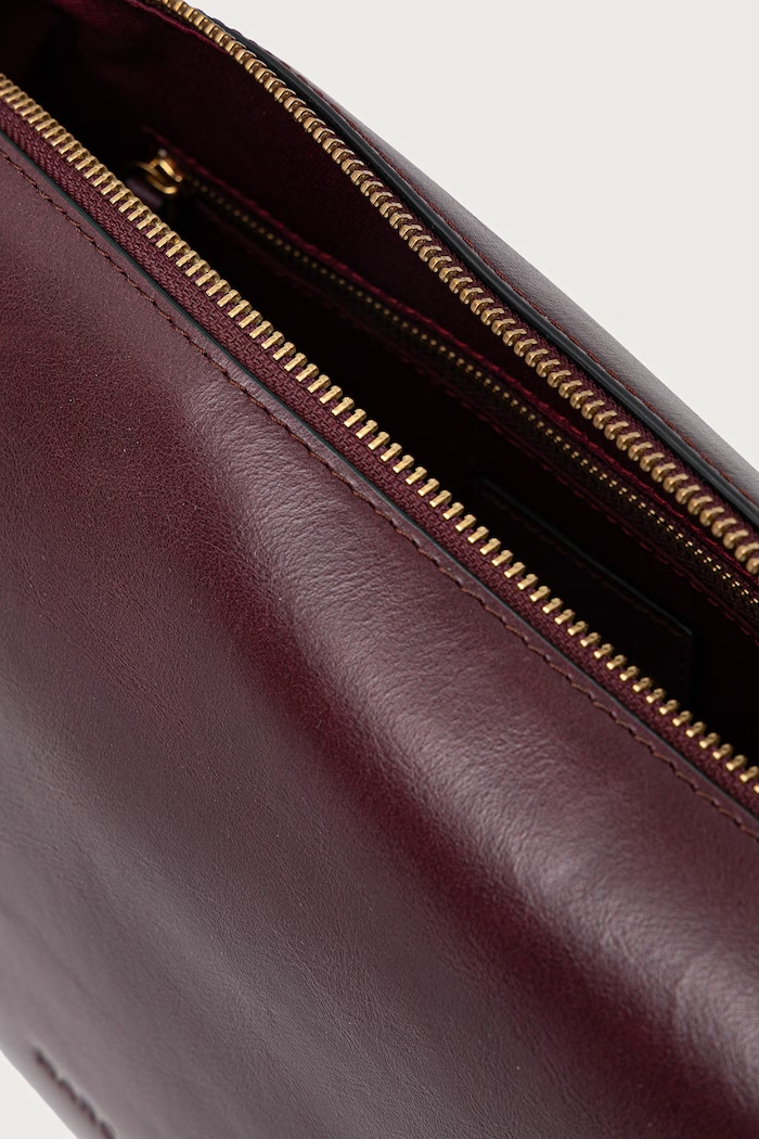 Torebka crossbody damska skórzana MEDIUM SHOULDER BAG MARC JACOBS bordowy 2P6HCR007H01