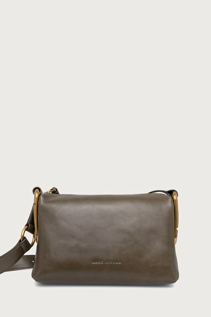 MARC JACOBS Crossbody torbica ženska usnjena MEDIUM SHOULDER BAG zelena 2P6HCR007H01