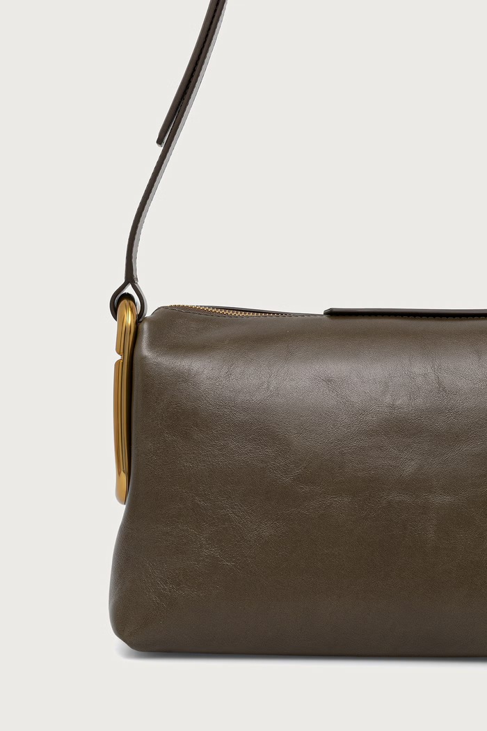 Dodatki MARC JACOBS Crossbody torbica ženska usnjena MEDIUM SHOULDER BAG 2P6HCR007H01 zelena