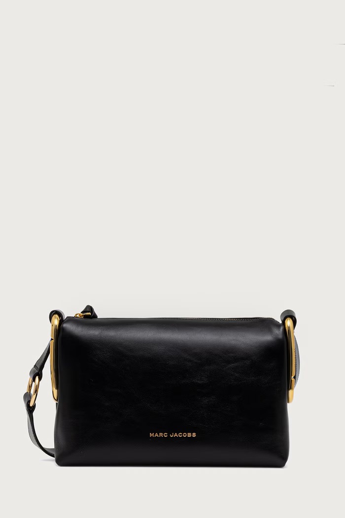 MARC JACOBS Crossbody torbica ženska usnjena MEDIUM SHOULDER BAG črna 2P6HCR007H01