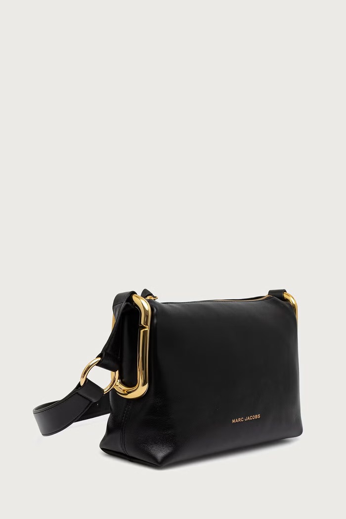 MARC JACOBS Crossbody torbica ženska usnjena MEDIUM SHOULDER BAG 2P6HCR007H01 črna AW26