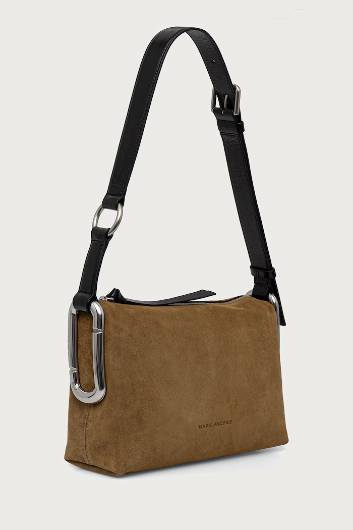 MARC JACOBS Torebka crossbody damska zamszowa SCENE MEDIUM SHOULDER 2F6HCR017H01 zielony AW26