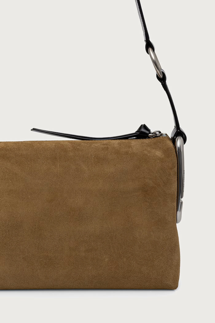 Akcesoria MARC JACOBS Torebka crossbody damska zamszowa SCENE MEDIUM SHOULDER 2F6HCR017H01 zielony