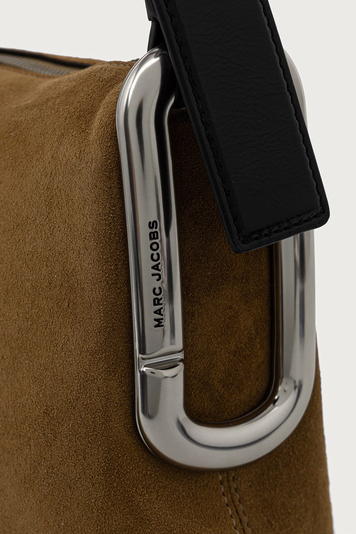 Torebka crossbody damska zamszowa SCENE MEDIUM SHOULDER MARC JACOBS zielony 2F6HCR017H01