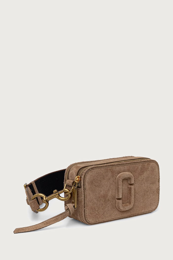 MARC JACOBS Сумка crossbody для женщин замшевая THE SNAPSHOT 2F6HCR016H01 бежевый AW26