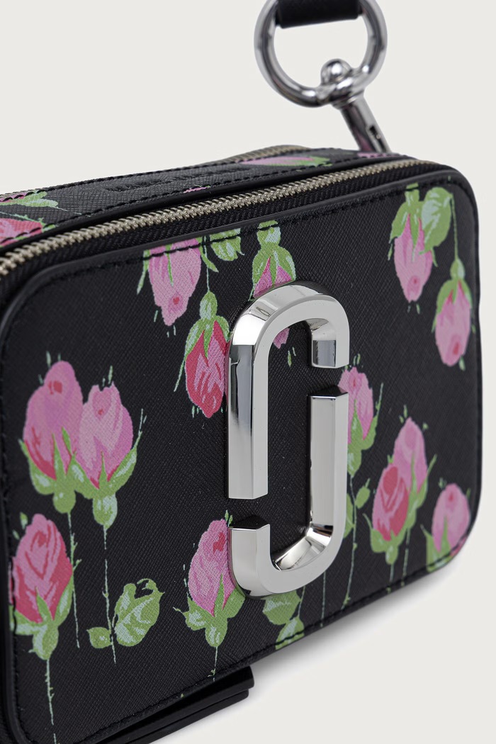 Crossbody torba za žene od kože THE SNAPSHOT MARC JACOBS 2F6HCR012H01 crna