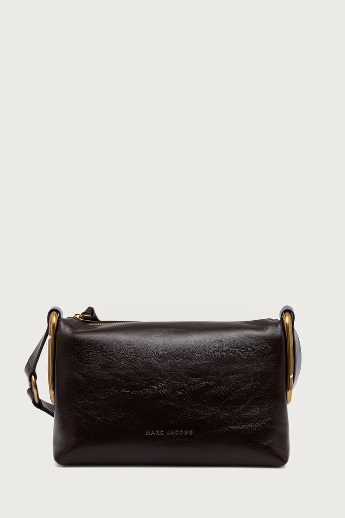 MARC JACOBS Crossbody kabelka dámska kožená MEDIUM SHOULDER hnedá 2F6HCR004H01