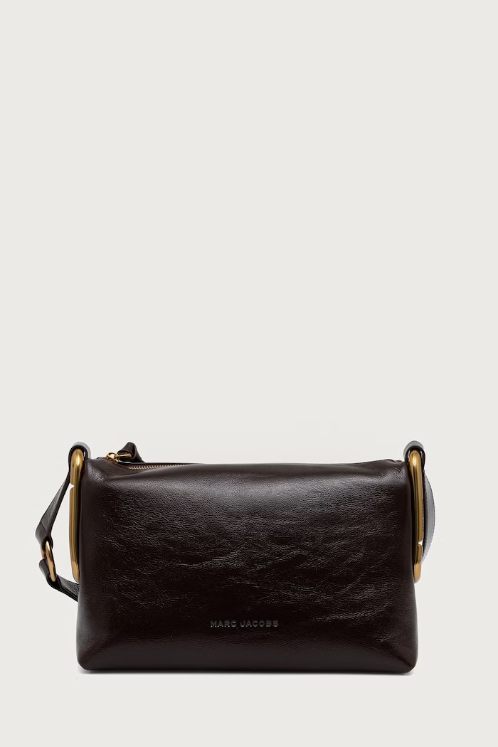MARC JACOBS Crossbody kabelka dámska kožená MEDIUM SHOULDER hnedá 2F6HCR004H01