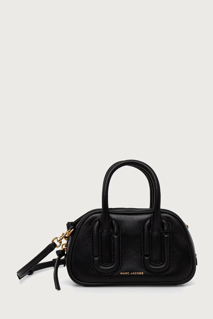 MARC JACOBS Crossbody kabelka dámska kožená BABE MINI čierna 2F6HSC005H01