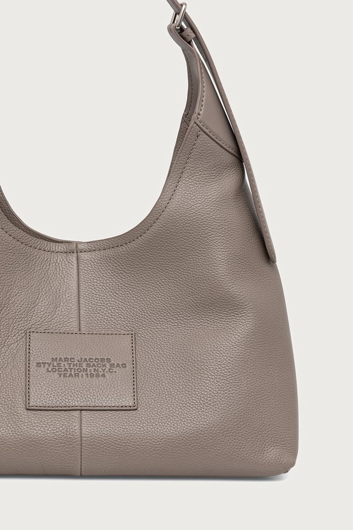Doplnky MARC JACOBS Kabelka typu shopper dámska kožená THE BELTED SACK 2P6HSH027H01 béžová