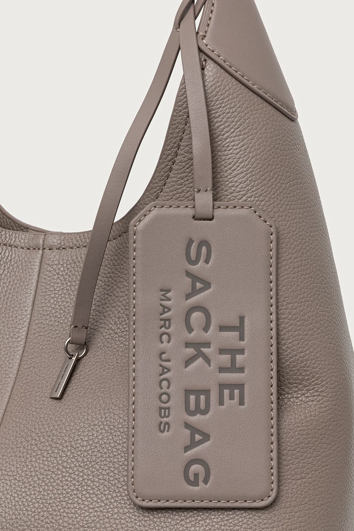 Kabelka typu shopper dámska kožená THE BELTED SACK MARC JACOBS 2P6HSH027H01 béžová