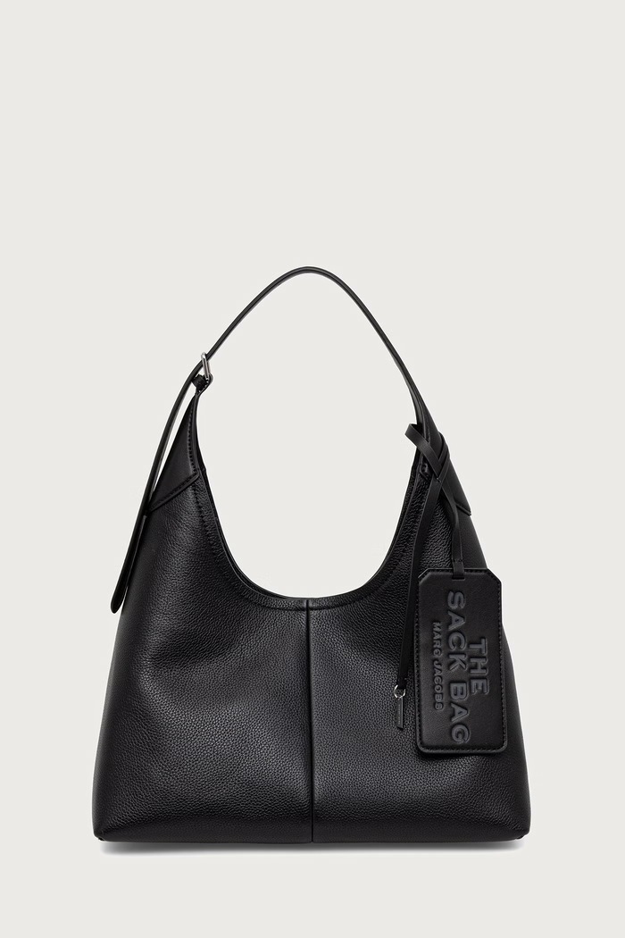 MARC JACOBS Kabelka typu shopper dámska kožená THE BELTED SACK čierna 2P6HSH027H01