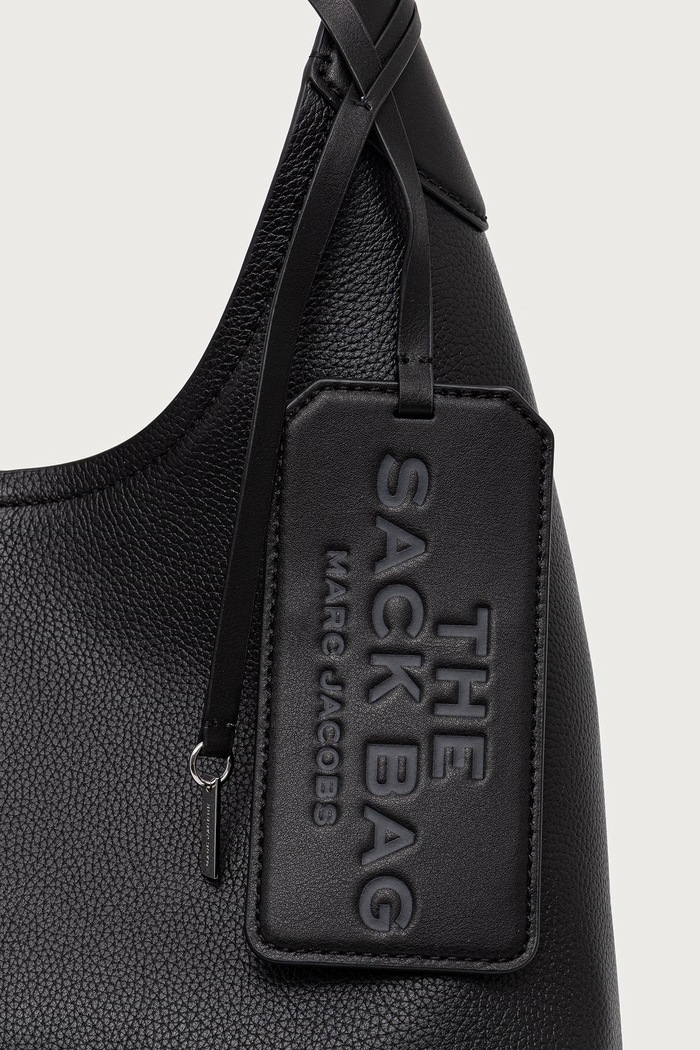 Kabelka typu shopper dámska kožená THE BELTED SACK MARC JACOBS 2P6HSH027H01 čierna
