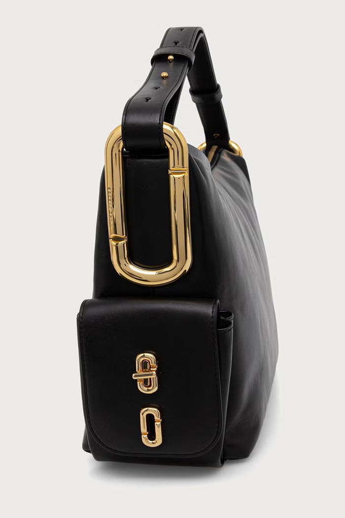 MARC JACOBS Klasična torbica ženska usnjena LARGE SHOULDER BAG 2P6HSH022H01 črna AW26