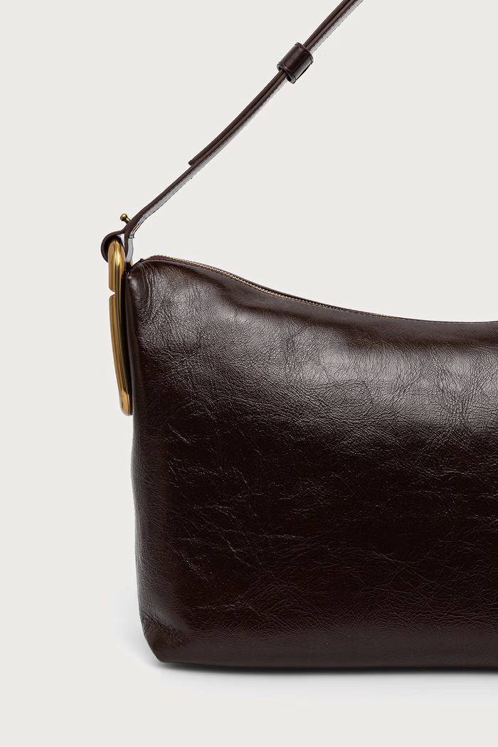 Doplnky MARC JACOBS Kabelka dámska kožená SCENE LARGE SHOULDER 2F6HSH002H01 hnedá