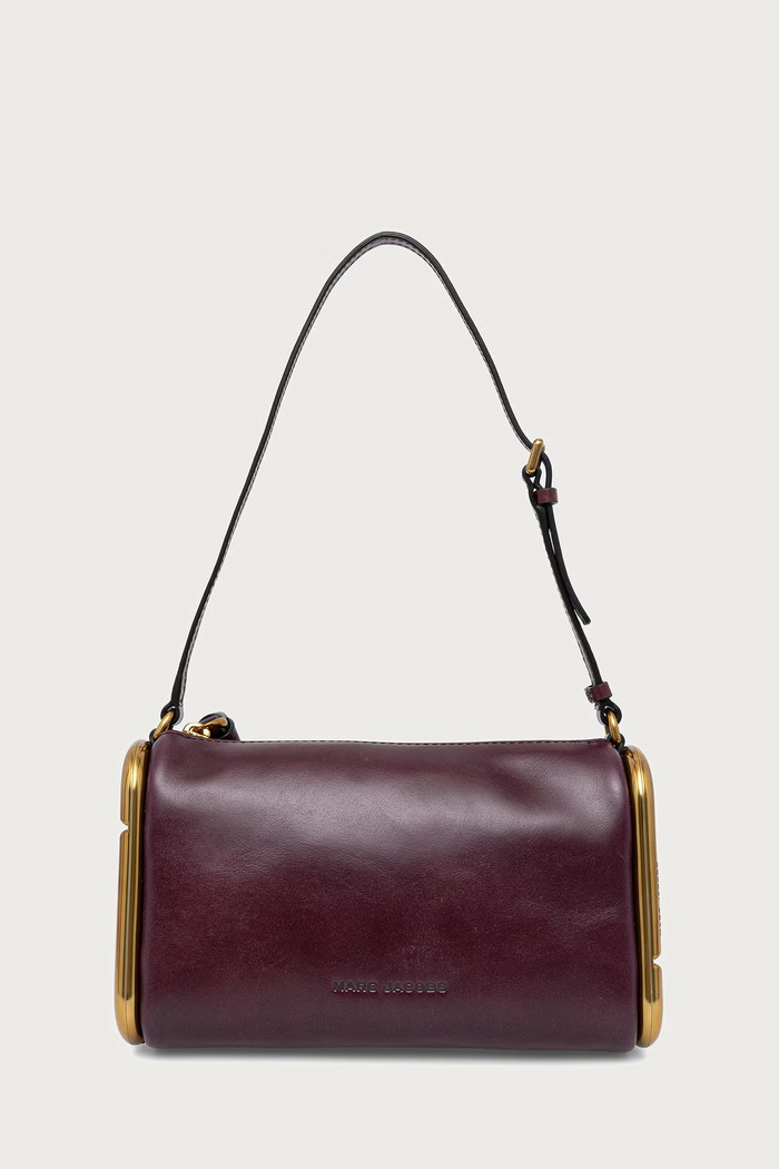 MARC JACOBS Torebka damska skórzana SMALL SHOULDER BAG bordowy 2P6HSH013H01