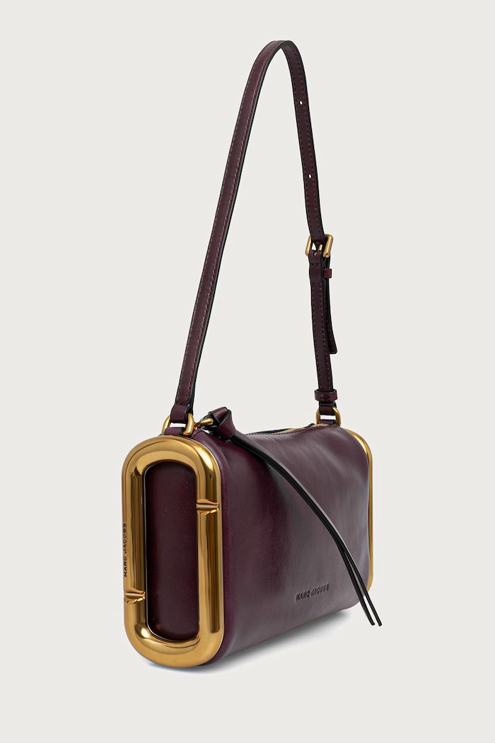 MARC JACOBS Torebka damska skórzana SMALL SHOULDER BAG 2P6HSH013H01 bordowy AW26