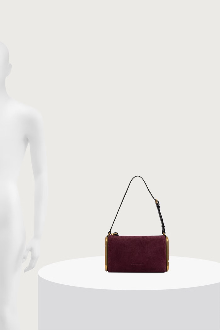 MARC JACOBS Torebka damska zamszowa SMALL SHOULDER BAG 2F6HSH018H01