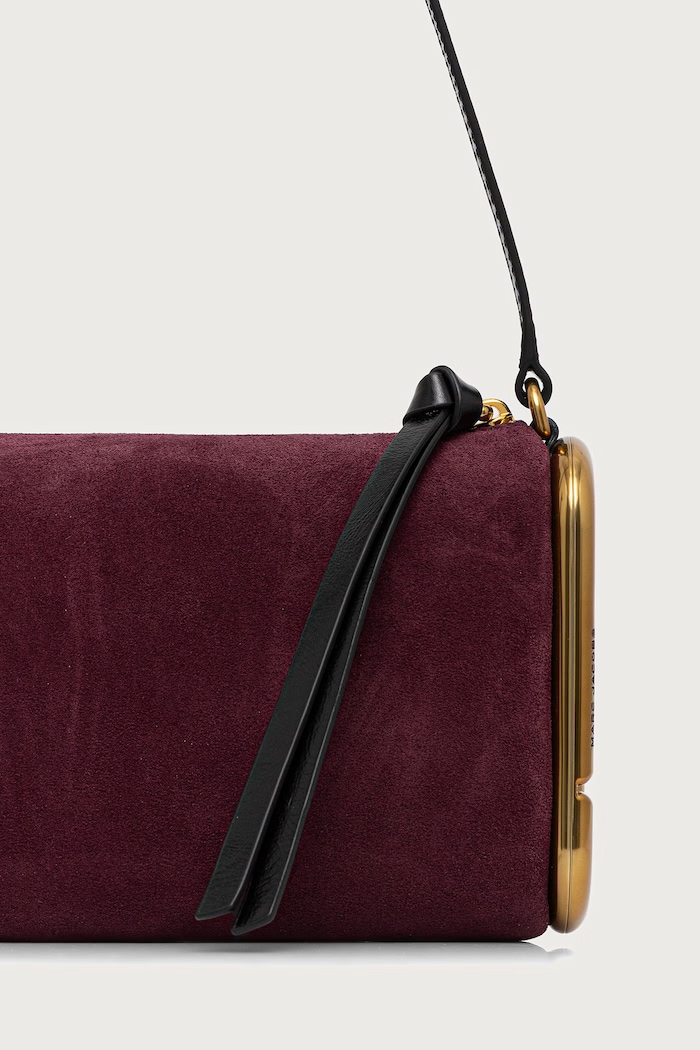 Akcesoria MARC JACOBS Torebka damska zamszowa SMALL SHOULDER BAG 2F6HSH018H01 fioletowy