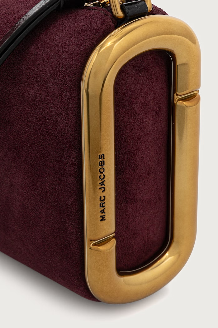 Torebka damska zamszowa SMALL SHOULDER BAG MARC JACOBS 2F6HSH018H01 fioletowy