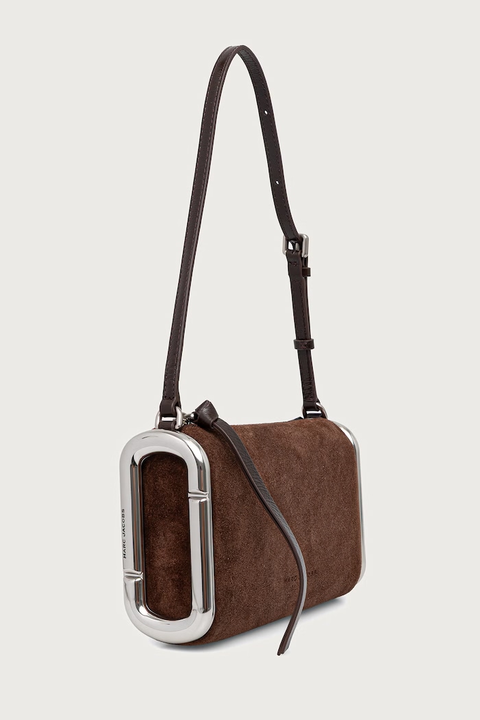 MARC JACOBS Torebka damska zamszowa SMALL SHOULDER BAG 2F6HSH018H01 brązowy AW26