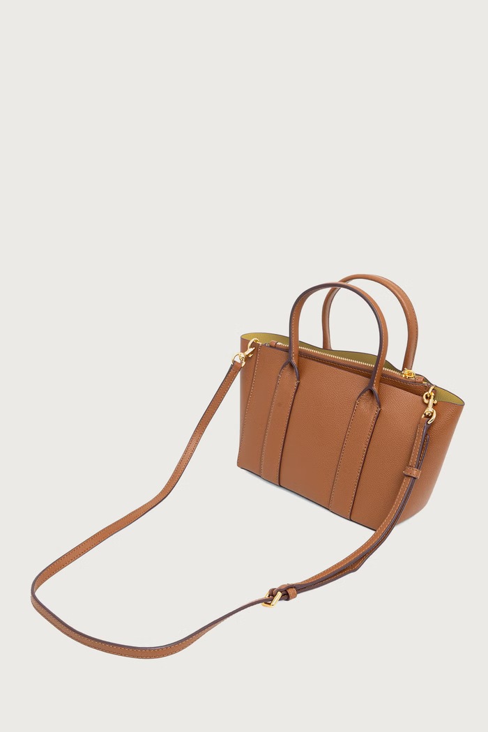 Akcesoria MARC JACOBS Torebka crossbody damska skórzana SCENE SMALL WORK TOTE 2F6HTT008H01 brązowy