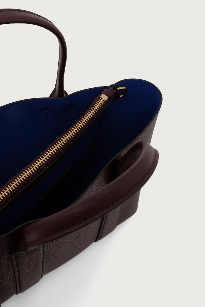 SCENE SMALL WORK TOTE crossbody kabelka dámska kožená MARC JACOBS burgundské 2F6HTT008H01