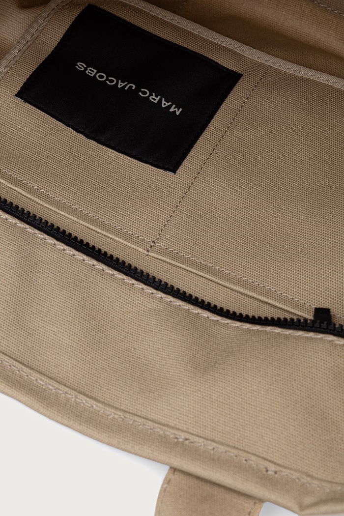 Kabelka typu shopper dámska bavlnená THE LARGE TOTE MARC JACOBS M0016156 béžová