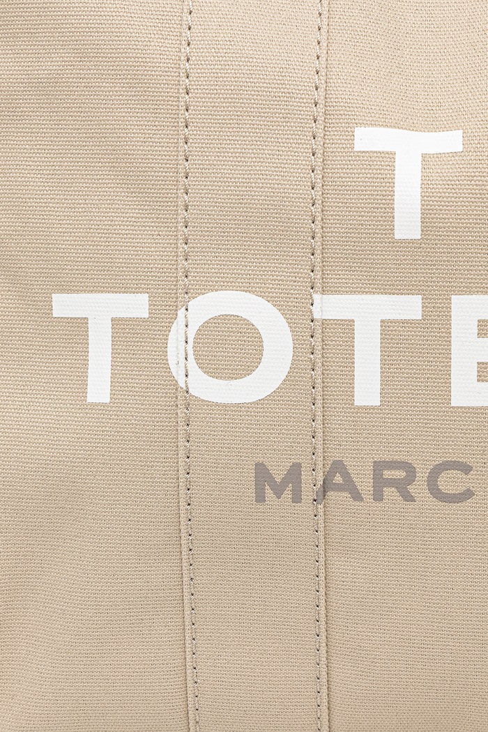 Kabelka typu shopper dámska bavlnená THE LARGE TOTE MARC JACOBS béžová M0016156