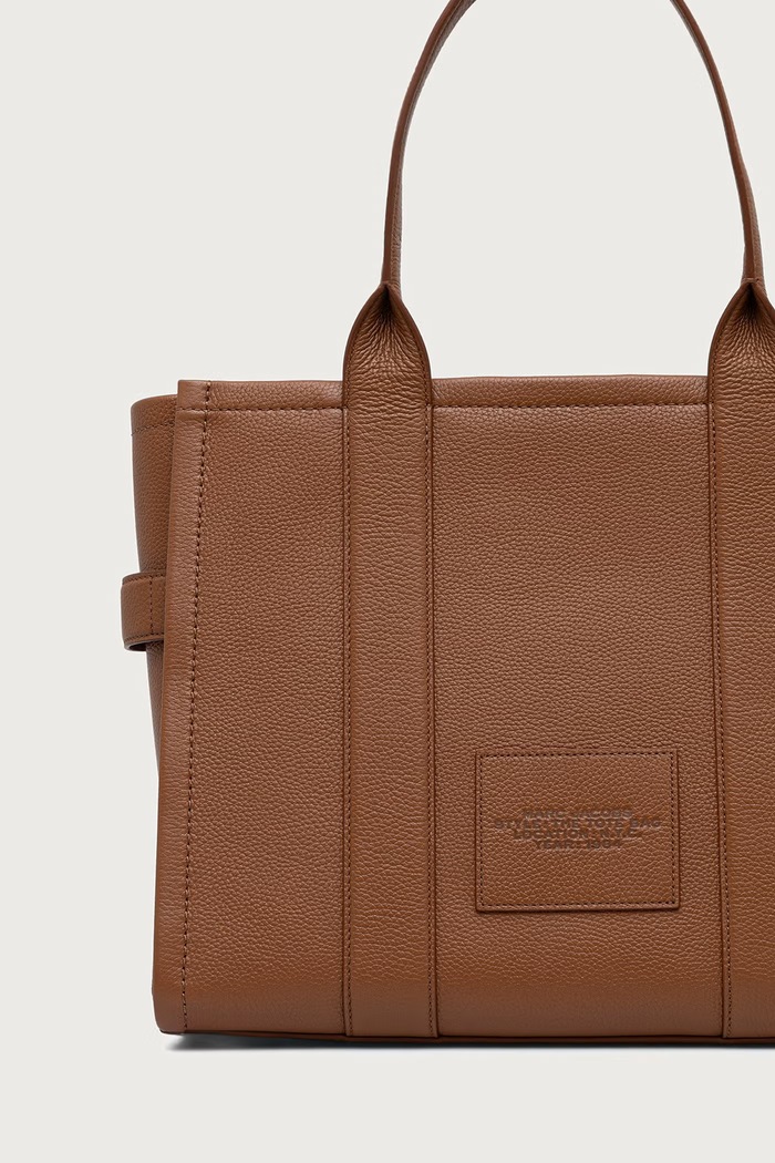 Doplnky MARC JACOBS Kabelka typu shopper dámska kožená THE LARGE TOTE H020L01FA21 hnedá