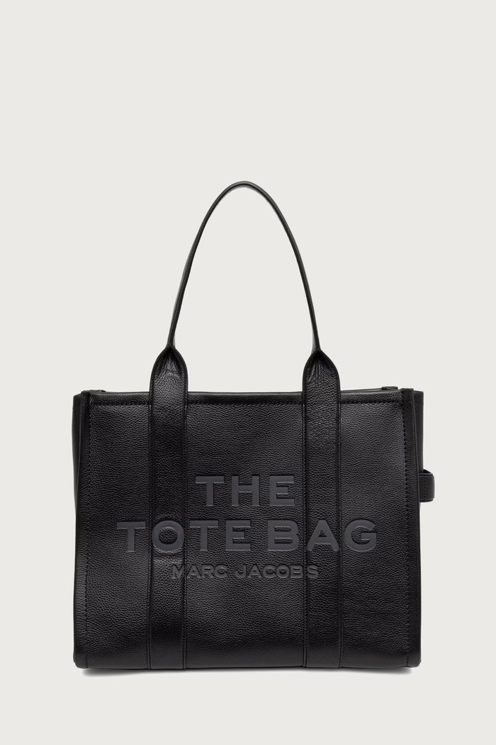 MARC JACOBS Kabelka typu shopper dámska kožená THE LARGE TOTE čierna H020L01FA21