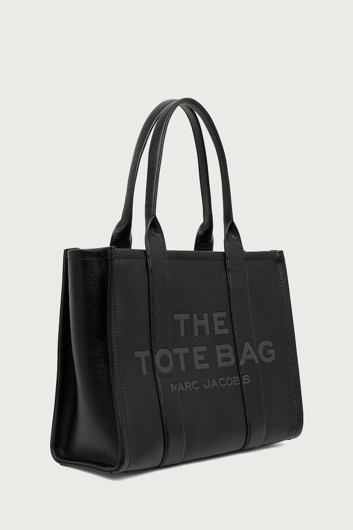 MARC JACOBS Kabelka typu shopper dámska kožená THE LARGE TOTE H020L01FA21 čierna AW26