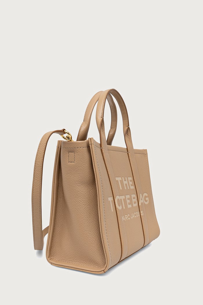 MARC JACOBS Borsa a tracollo da donna in pelle THE MEDIUM TOTE H004L01PF21 beige AW26