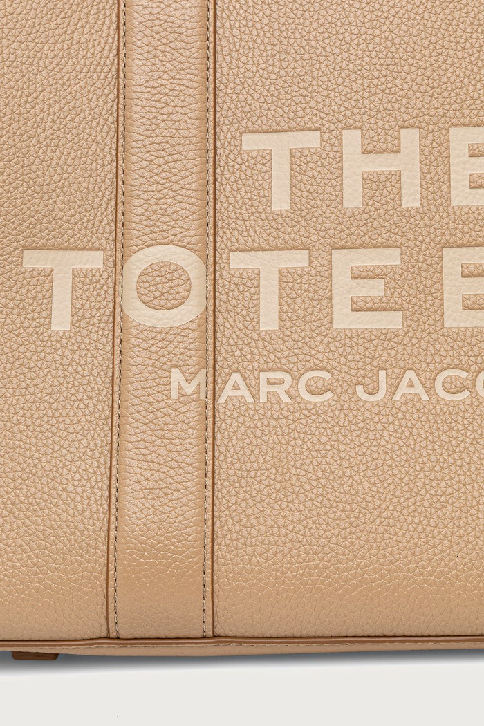 Borsa a tracollo da donna in pelle THE MEDIUM TOTE MARC JACOBS H004L01PF21 beige