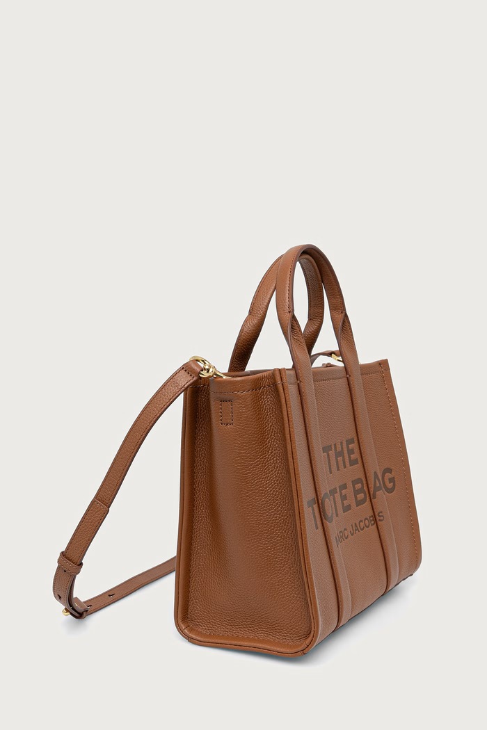MARC JACOBS Borsa a tracollo da donna in pelle THE MEDIUM TOTE H004L01PF21 marrone AW26