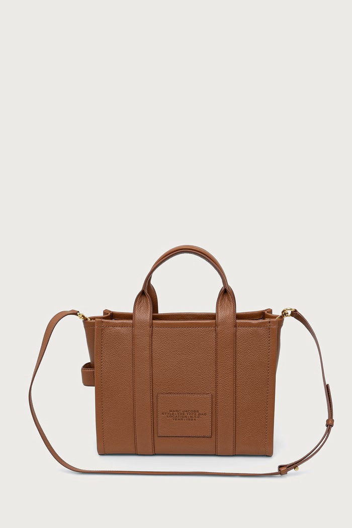 Accessori MARC JACOBS Borsa a tracollo da donna in pelle THE MEDIUM TOTE H004L01PF21 marrone