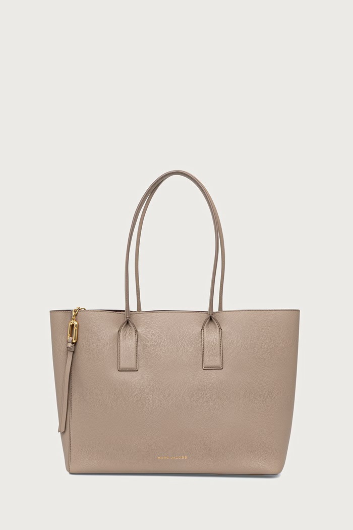 MARC JACOBS Shopper torba ženska usnjena WORK TOTE bež 2P6HTT019H01