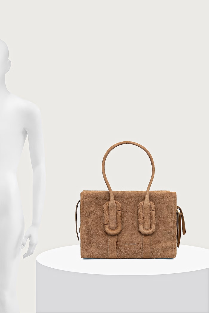 MARC JACOBS Torebka shopper damska zamszowa CITY TOTE 2F6HTT005H01