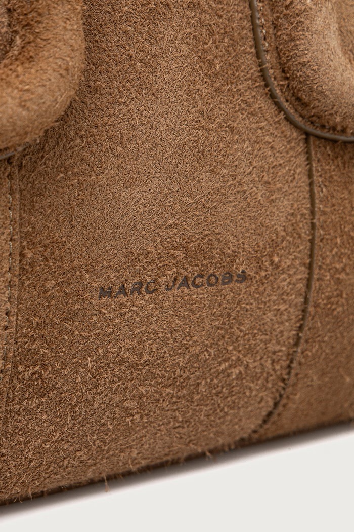 Torebka shopper damska zamszowa CITY TOTE MARC JACOBS 2F6HTT005H01 brązowy