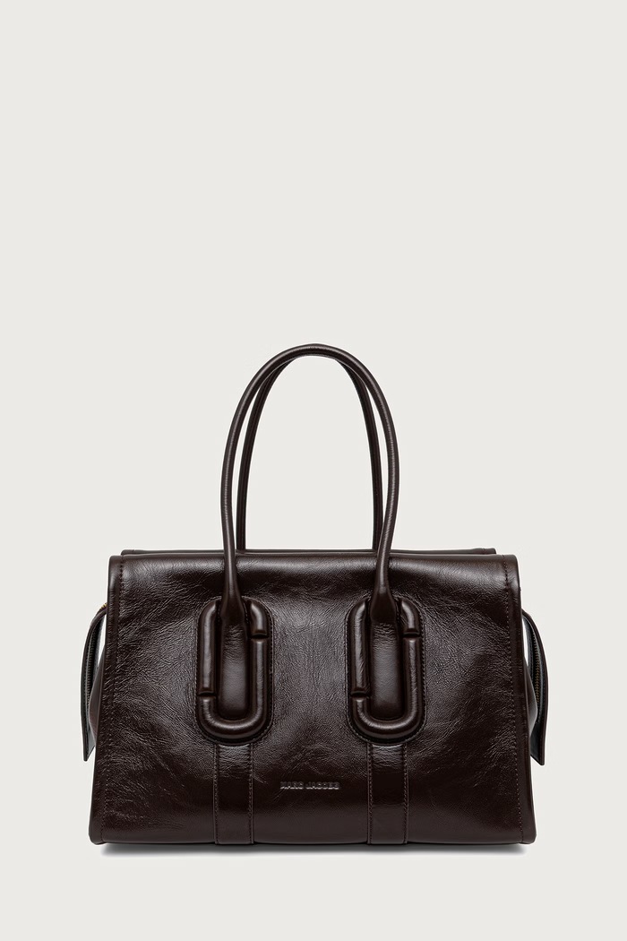 MARC JACOBS Shopper torba ženska usnjena CITY TOTE rjava 2F6HTT003H01