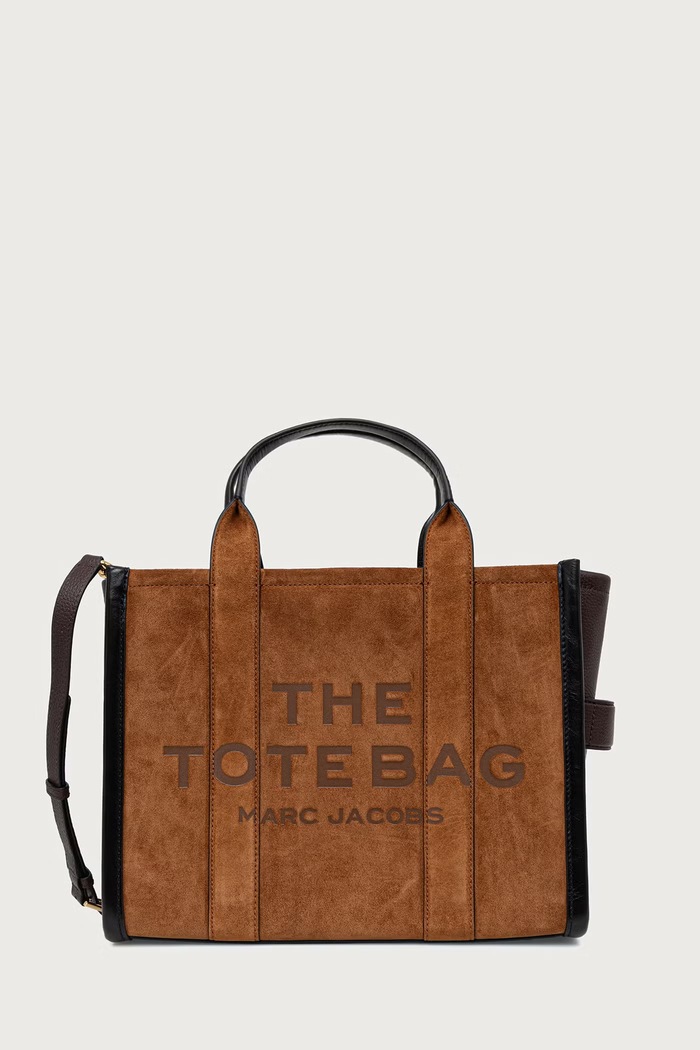 MARC JACOBS Torebka shopper damska skórzana THE MEDIUM TOTE brązowy 2F5HTT029H01
