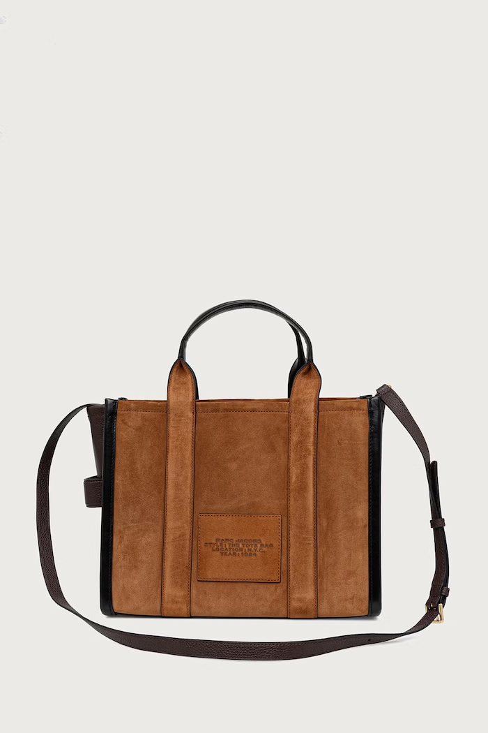 Akcesoria MARC JACOBS Torebka shopper damska skórzana THE MEDIUM TOTE 2F5HTT029H01 brązowy