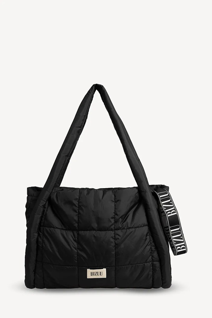 BIZUU Torebka shopper damska TIRIA czarny TIRIA.CZARNY