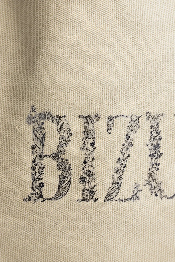 BIZUU Torebka shopper damska bawełniana LUNE LUNE.BEZOWY