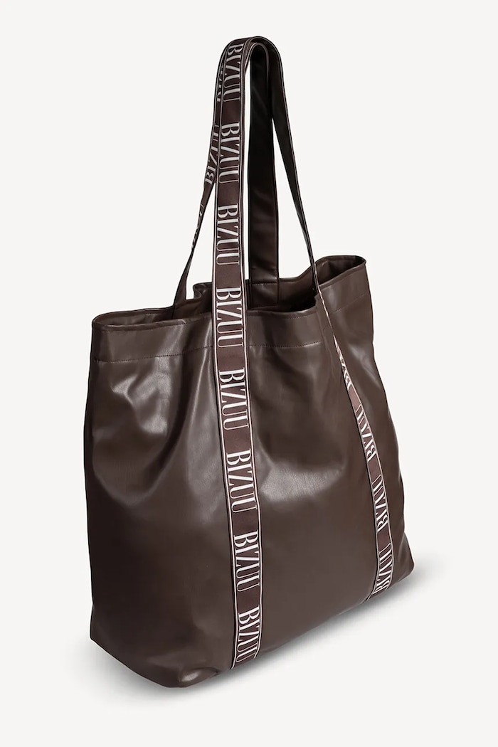 BIZUU Shopper torba za žene od kože LETHA LETHA.BRAZOWY smeđa AW26